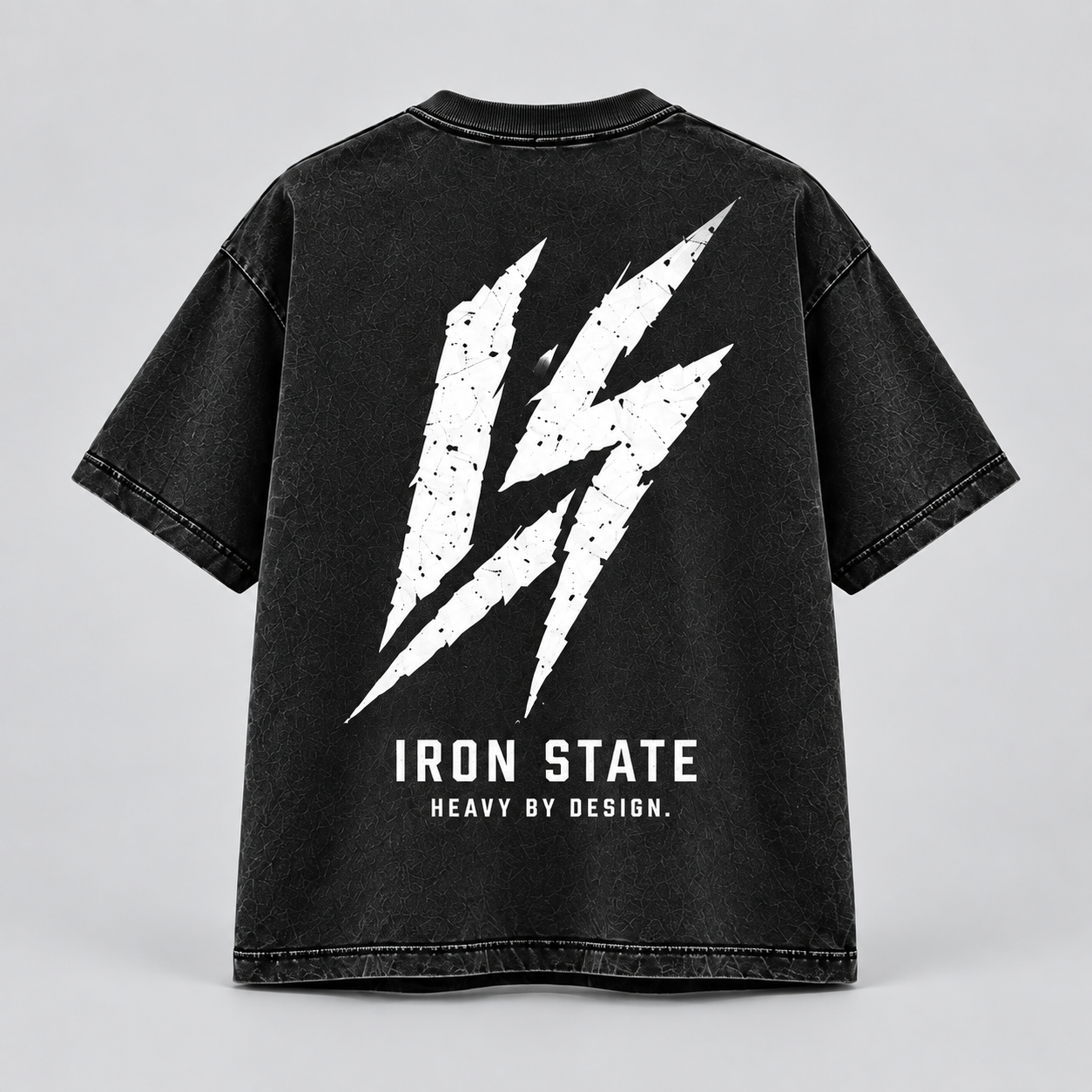 UNDER LOAD TEE — BLACK — back view